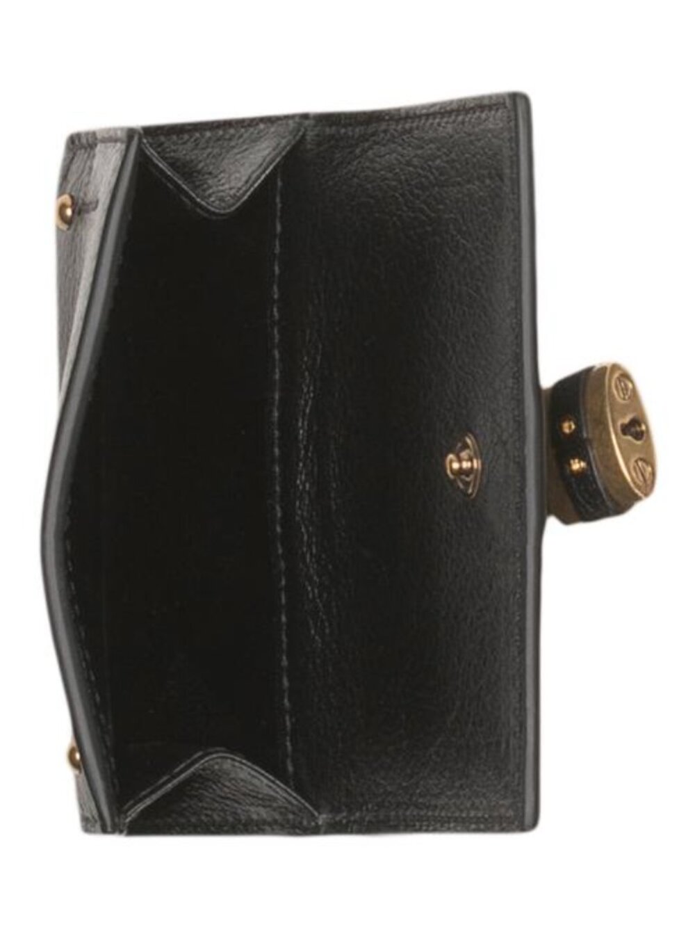 CHLOE Made In Italy Leather Mini Paddington Tri-fold Wallet With Card Slots - Picture 3 of 3